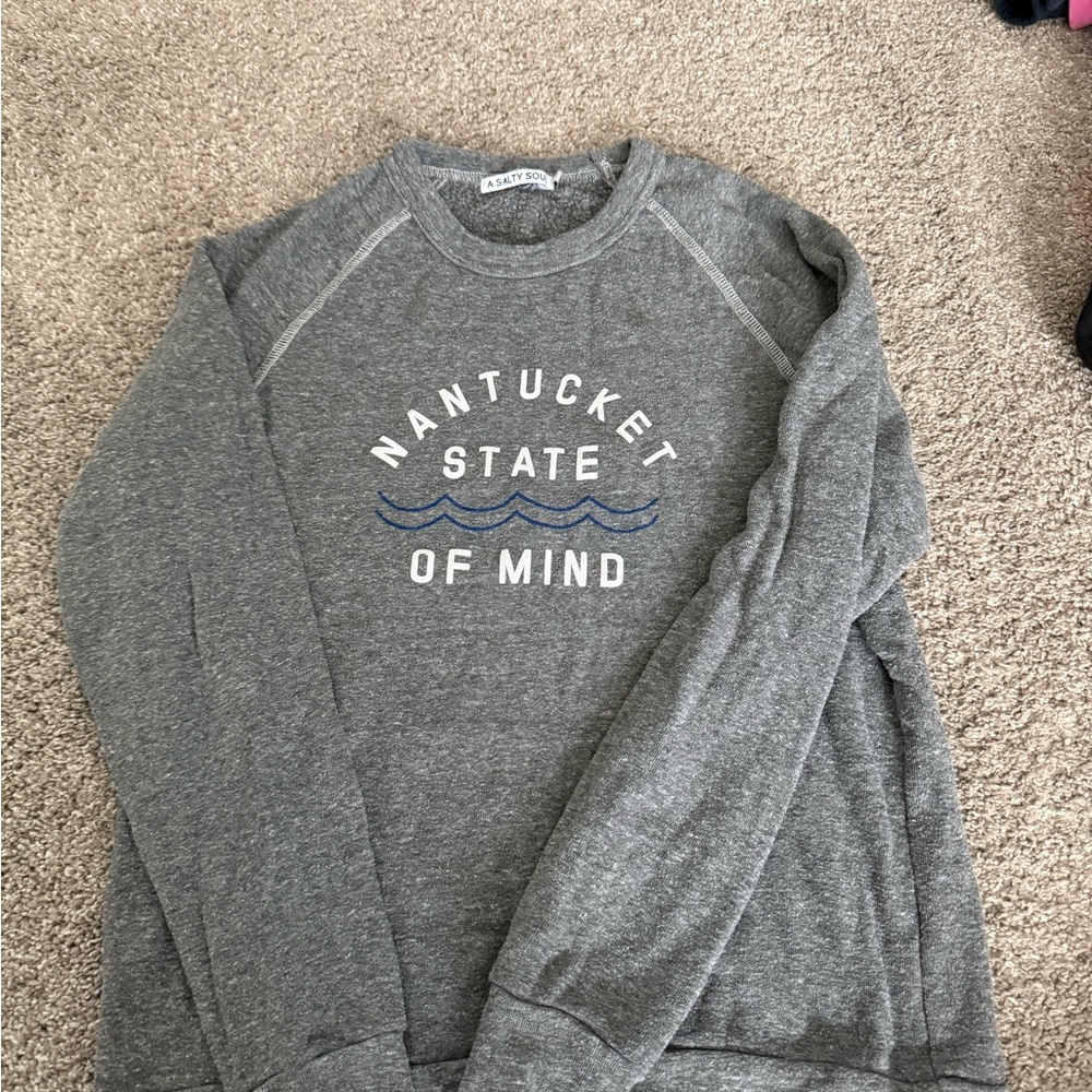 Gray Nantucket State of Mind Sweater